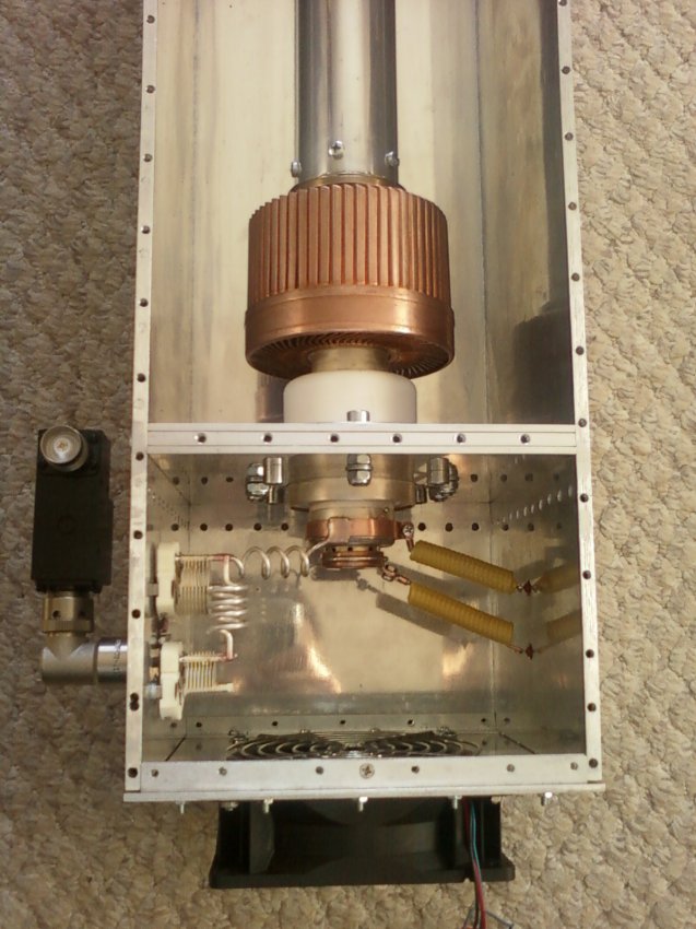 РА  на144мгц по чертежу UX1AS на лампе ГС-35б