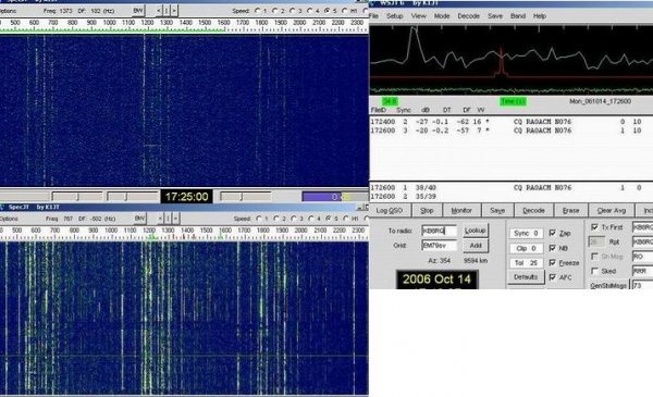 WSJT в экстремальных условиях приёма